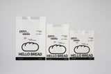 Hello Bread Series | Minimalist Bakery Bags with Clear Display Window