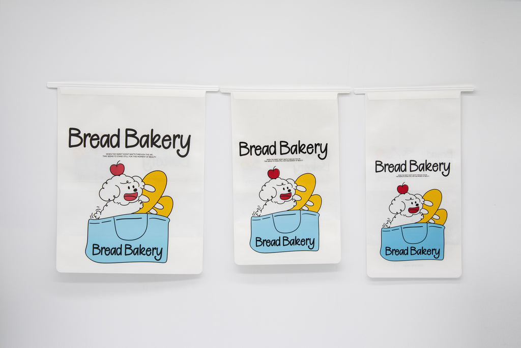 "Happy Puppy" Series Tin-Tie Bakery Bags – Cute Cartoon Bags With Display Window