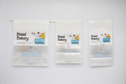 "Happy Puppy" Series Tin-Tie Bakery Bags – Cute Cartoon Bags With Display Window