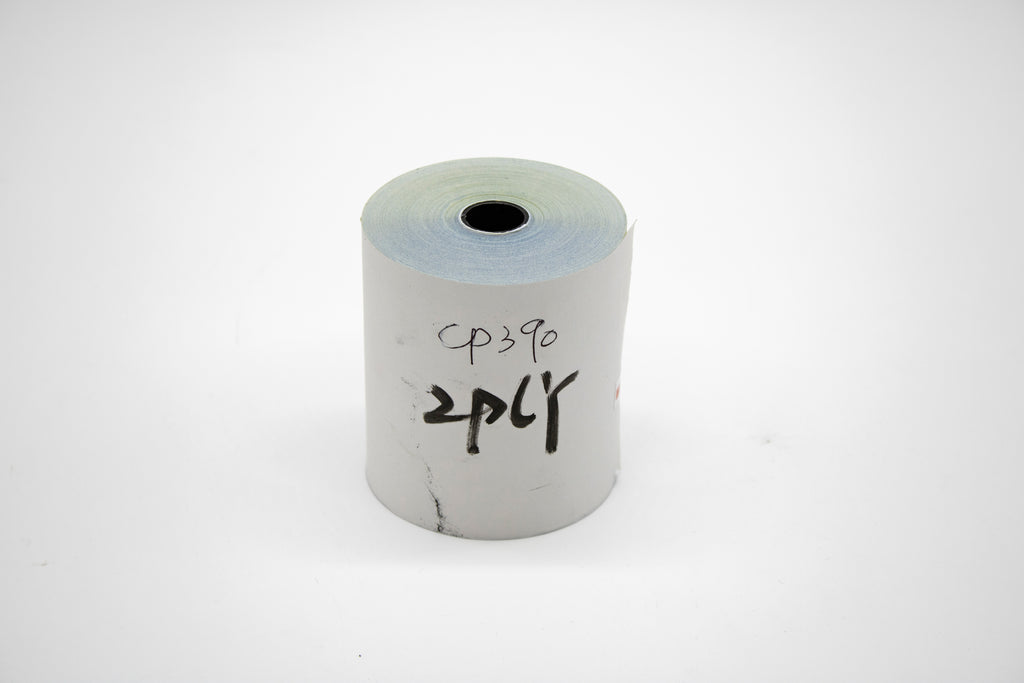 CP390-2PLY丨Premium Multi-Part Carbonless Receipt Paper Rolls - 2-Ply Impact Paper for POS & Invoicing