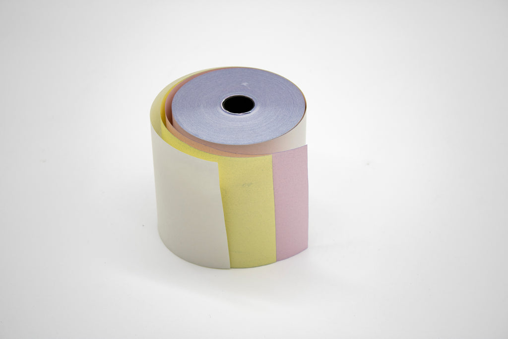 CP365-3PLY丨Premium Multi-Part Carbonless Receipt Paper Rolls - 3-Ply Impact Paper for POS & Invoicing