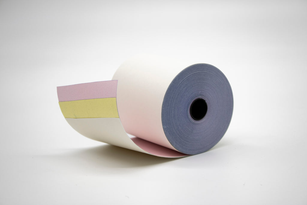 CP365-3PLY丨Premium Multi-Part Carbonless Receipt Paper Rolls - 3-Ply Impact Paper for POS & Invoicing