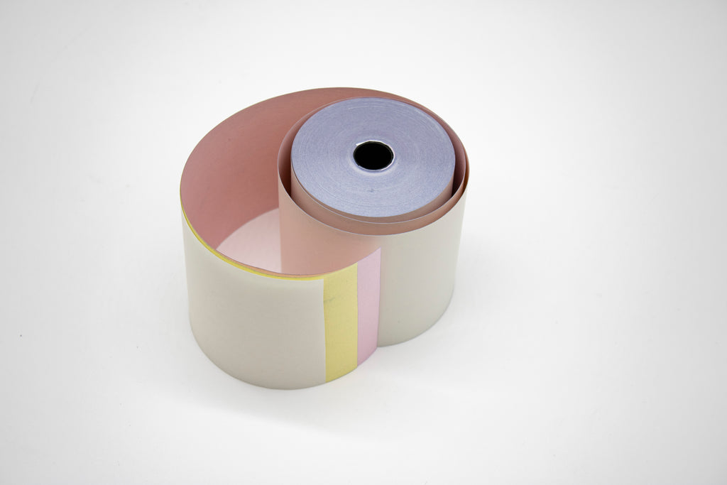 CP365-3PLY丨Premium Multi-Part Carbonless Receipt Paper Rolls - 3-Ply Impact Paper for POS & Invoicing