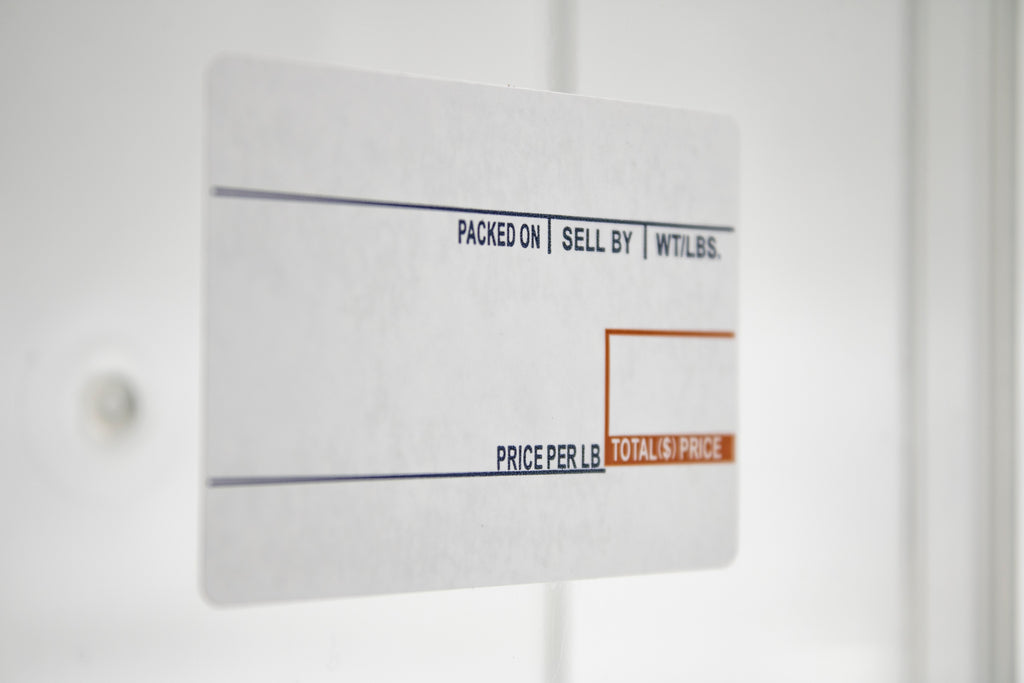 8010丨Premium Direct Thermal Scale Labels (by LBS/Price) for Bakery, Meat, and Produce weighing
