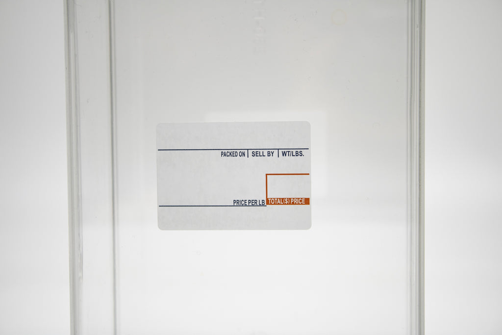 8010丨Premium Direct Thermal Scale Labels (by LBS/Price) for Bakery, Meat, and Produce weighing