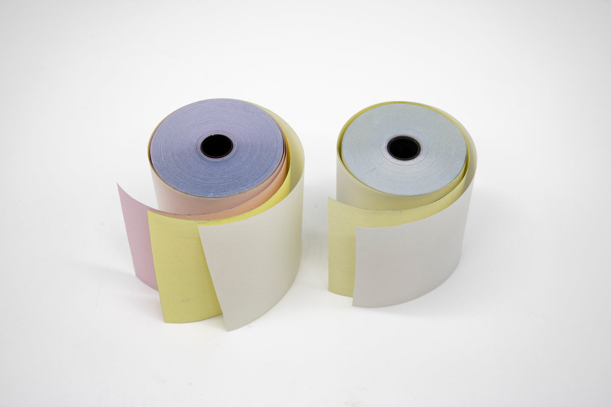 CP365-3PLY丨Premium Multi-Part Carbonless Receipt Paper Rolls - 3-Ply Impact Paper for POS & Invoicing