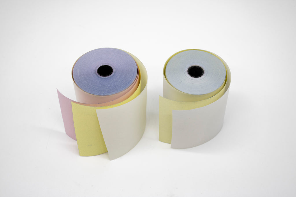 CP390-2PLY丨Premium Multi-Part Carbonless Receipt Paper Rolls - 2-Ply Impact Paper for POS & Invoicing
