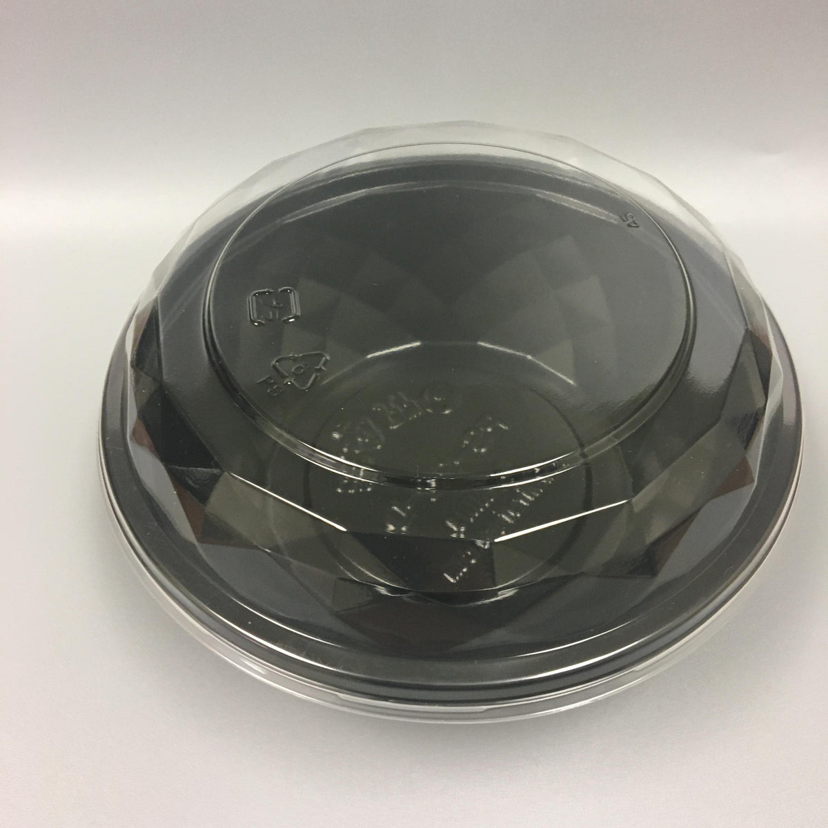 50sets 16oz Disposable Salad Containers with Dome Crystal Lids, BPA-Free Food Grade Plastic Bowls