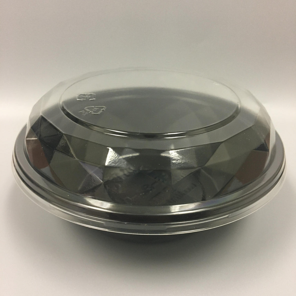 50sets 16oz Disposable Salad Containers with Dome Crystal Lids, BPA-Free Food Grade Plastic Bowls