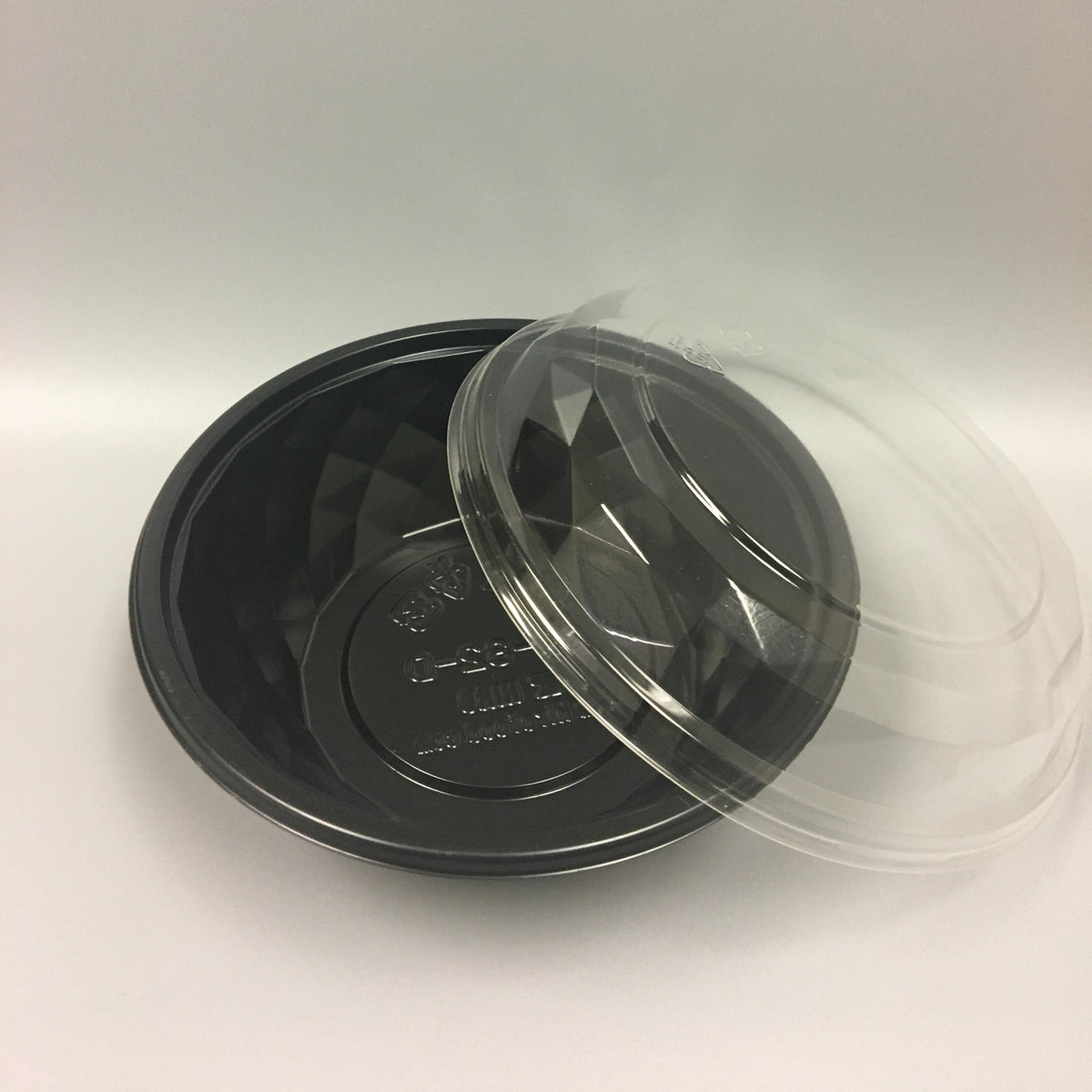 50sets 16oz Disposable Salad Containers with Dome Crystal Lids, BPA-Free Food Grade Plastic Bowls