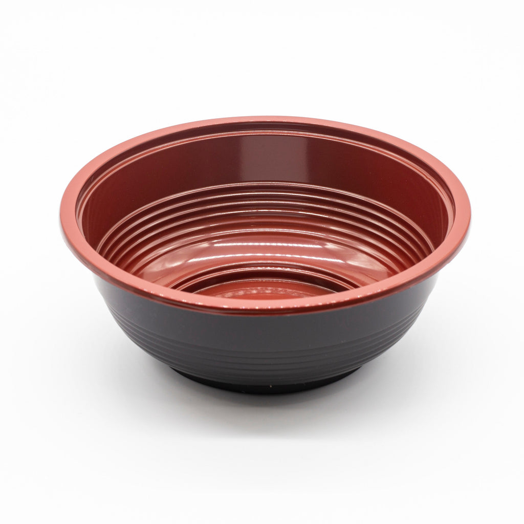 DB-312RB 16oz / 500ml Take Out Donburi bowl With Clear Lid Plastic 300 sets