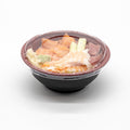 DB-314RB  34oz/1000ml Take Out Donburi bowl With Clear Lid Plastic 300sets