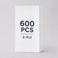 15.7 x 11.8 Inches 1/6 fold Disposable Dinner Paper Napkin 600 counts