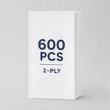 15.7 x 11.8 Inches 1/6 fold Disposable Dinner Paper Napkin 600 counts