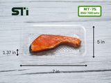 MT-75 Clear 7x5x1 1/4"  PET Moisture-Lock Meat Tray 350 counts