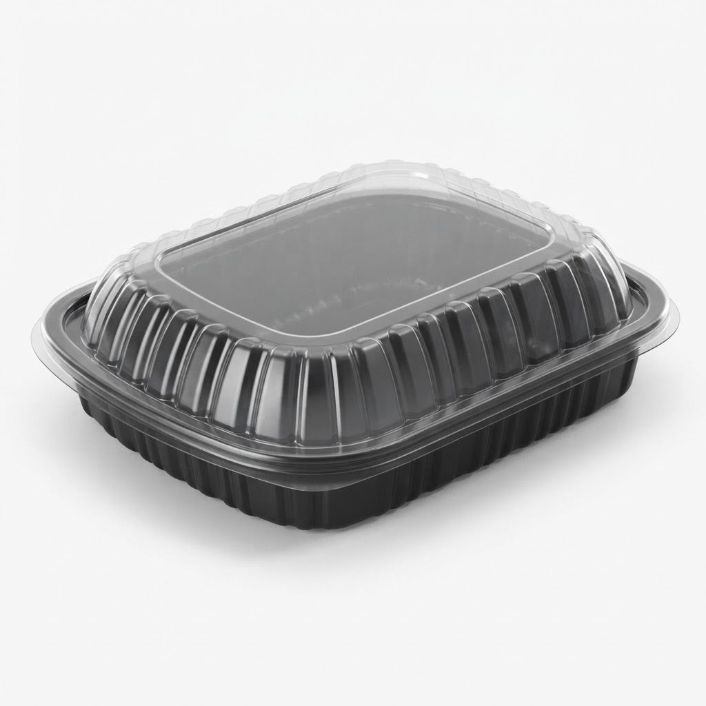 24 oz PP Black Container Microwavable STI-4624B