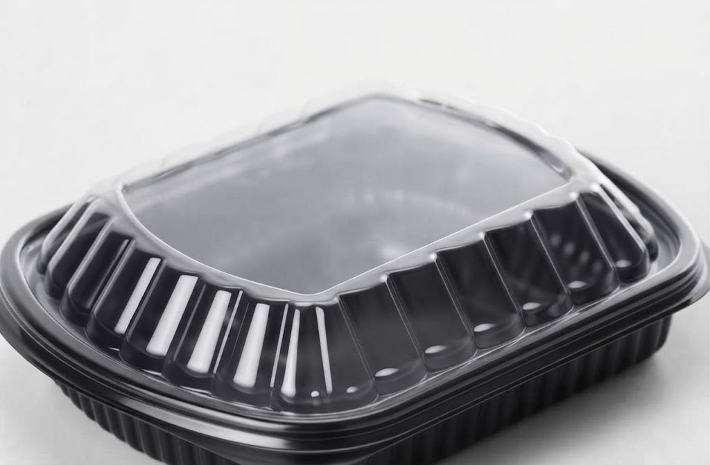 24 oz PP Black Container Microwavable STI-4624B
