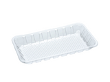 MT-115 Clear 10 3/4 x5 3/4 x1 1/4"  PET Moisture-Lock Meat Tray 300 counts