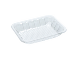 MT-85 Clear 8x4 1/2 x1 1/4"  PET Moisture-Lock Meat Tray 350 counts