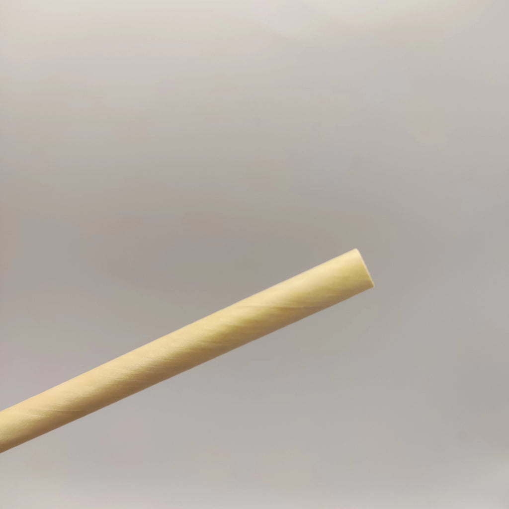 Wood Straw  size 6x200mm  500pcs/box