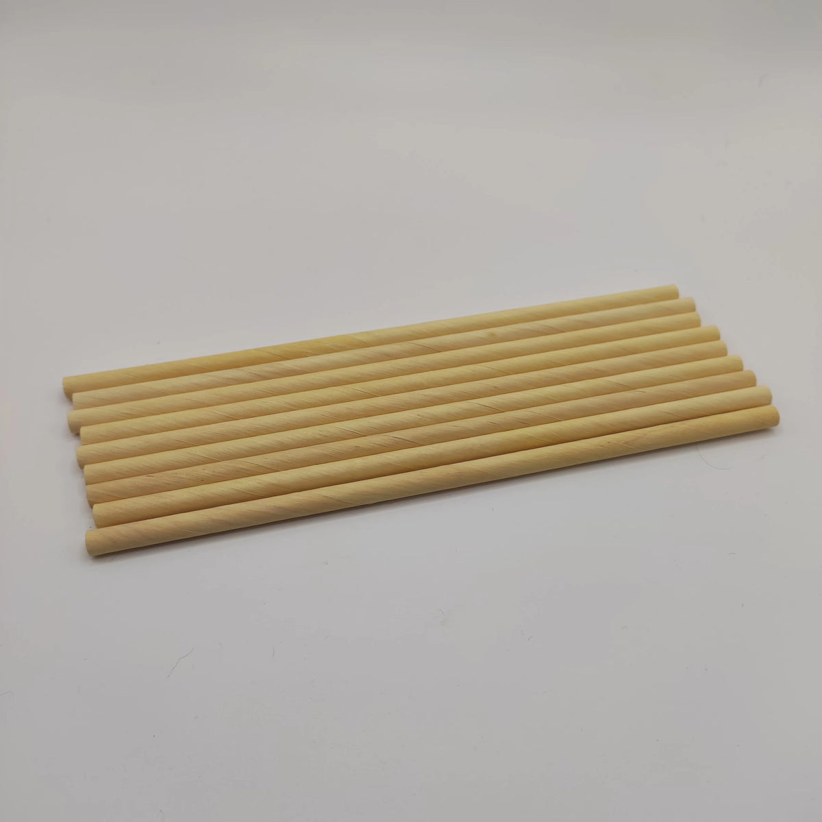 Wood Straw  size 6x200mm  500pcs/box