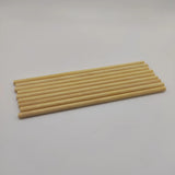 Wood Straw  size 6x200mm  500pcs/box