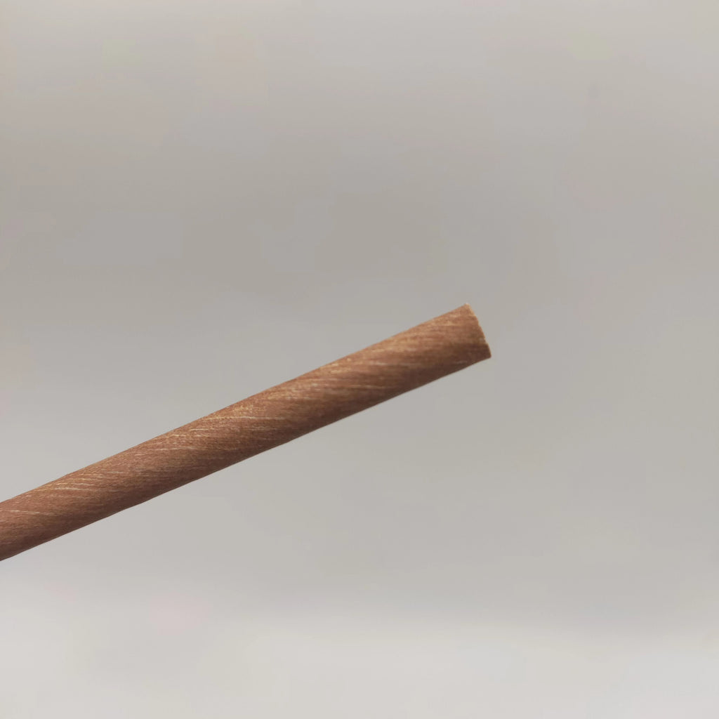 Wood Straw  size 6x200mm  500pcs/box