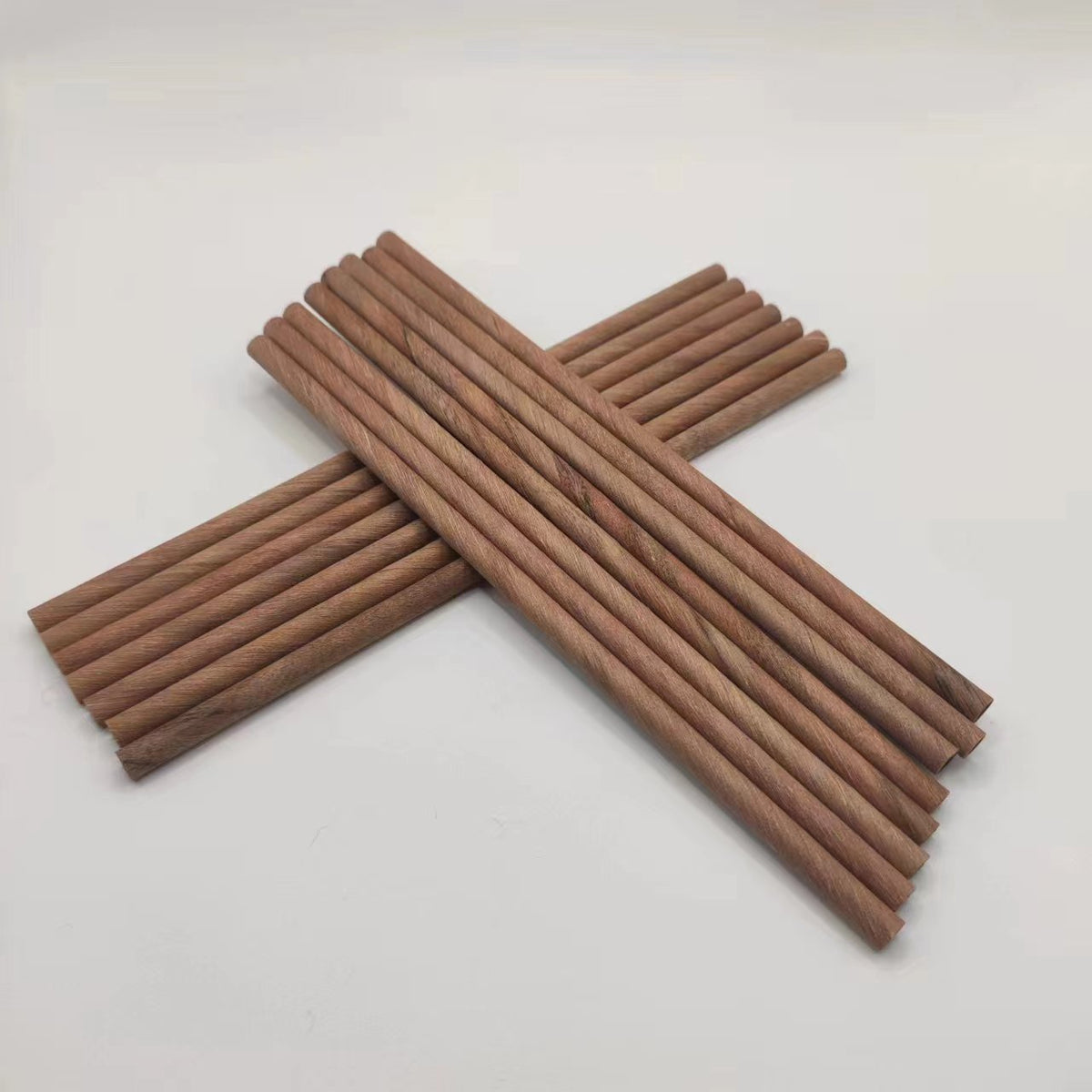 Wood Straw  size 6x200mm  500pcs/box