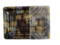 ST4-010 Heavy Duty Ajisai/Black Sushi Tray with Clear Lid 400sets