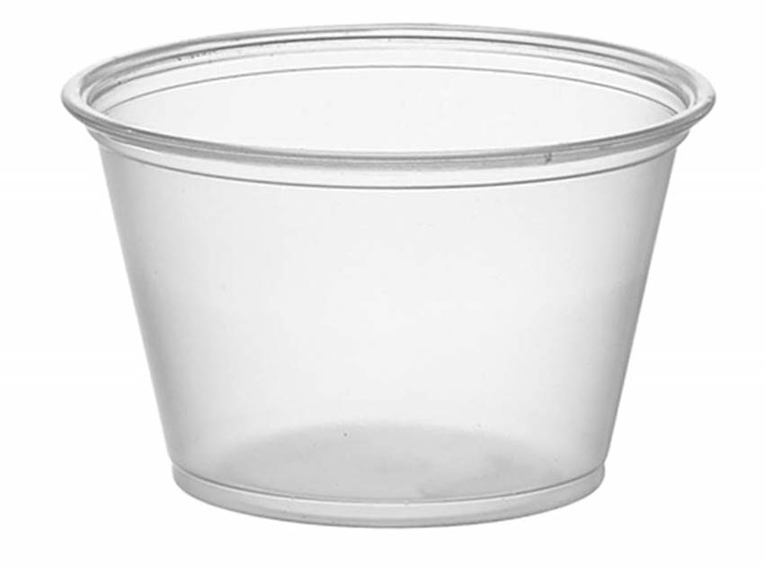1oz Clear Portion cup/ Sauce cup/ Souffle cup-2500c/case