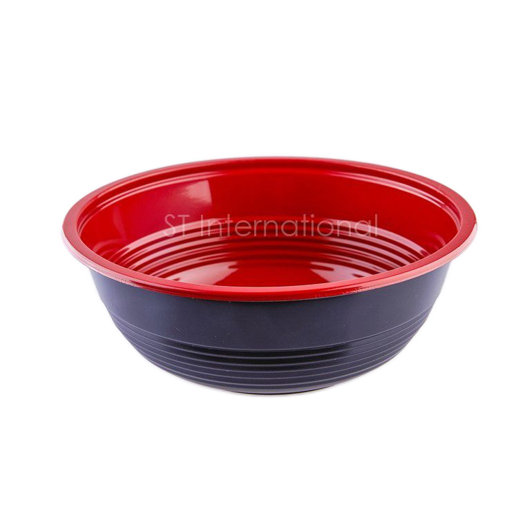 DB-314RB  34oz/1000ml Take Out Donburi bowl With Clear Lid Plastic 300sets