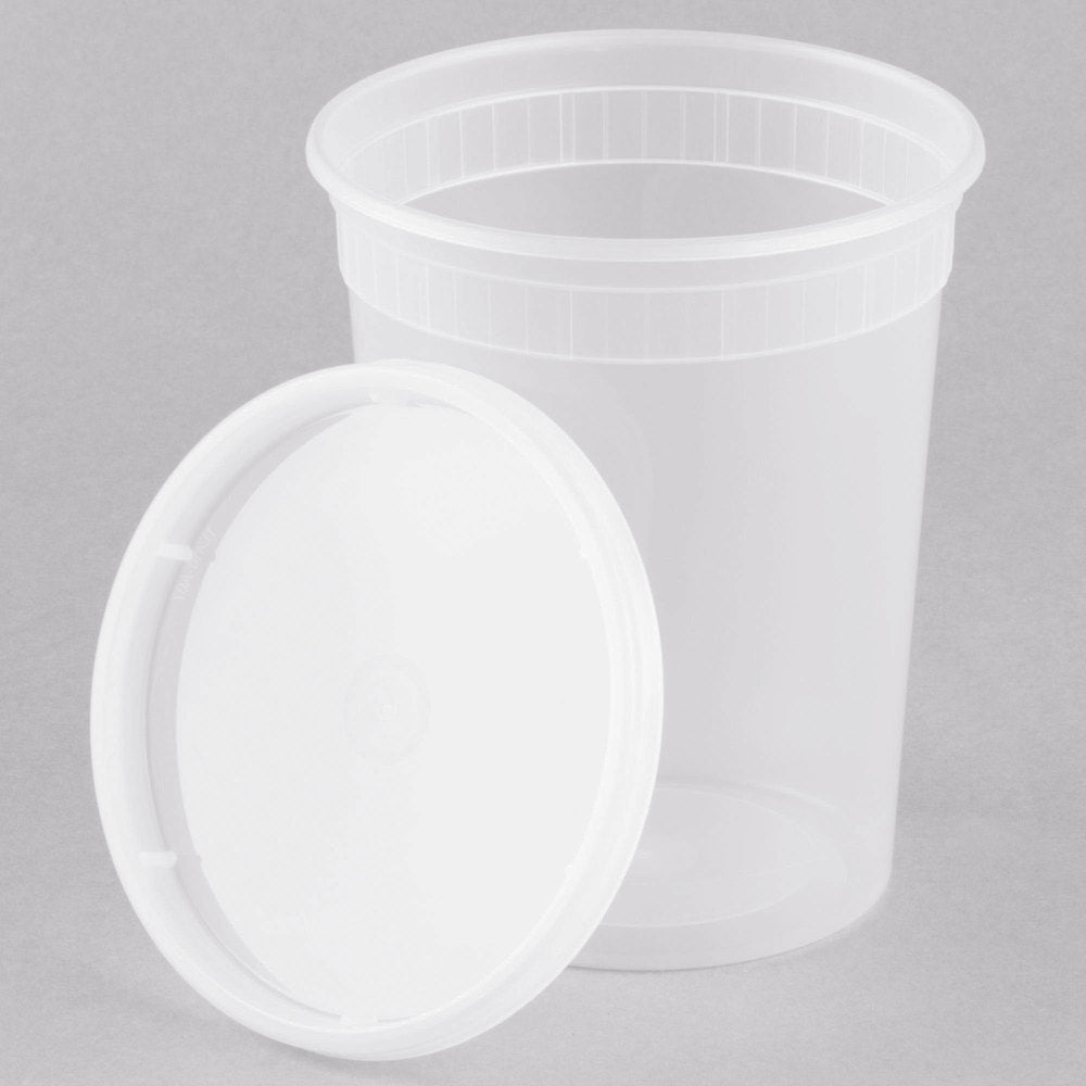 Deli Containers with Lids - Quart Containers with lids - Soup