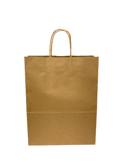 Kraft Paper Bags with Handles Bulk Brown Bags Shopping Bags 100 0 pcs ST International Supply Incorporated