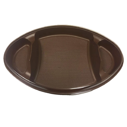 STI-68 Football Shape Sushi Party Tray Platters Food Serving Tray 50sets