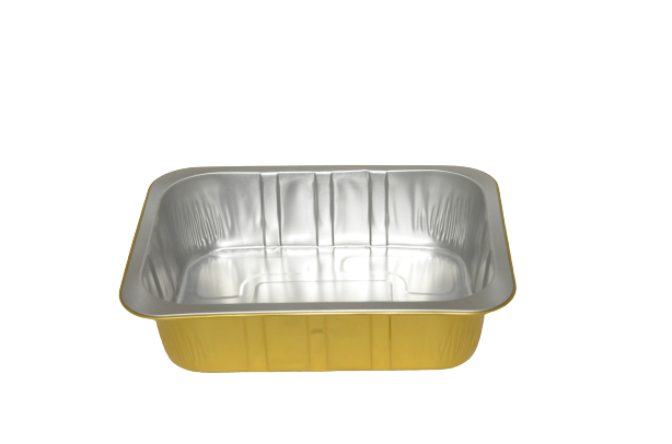 RT221/1400 Aluminum Foil Bakery Tray with Lid 125sets