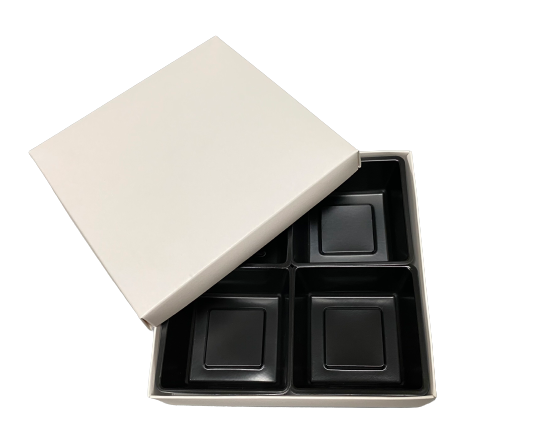 225/pack Paper box with 6 PCs and 4 PCs inner tray moon cake box with lids