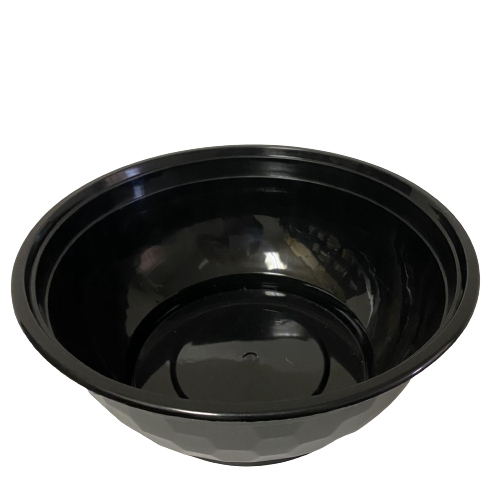 36 oz Disposable To Go Bowls with lids Black 150 set – Pony Packaging