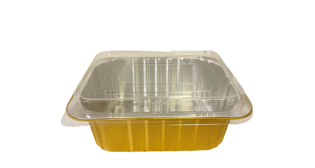 RT221/1800 Aluminum Foil Bakery Tray with Lid 125sets
