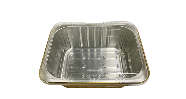 RT221/1800 Aluminum Foil Bakery Tray with Lid 125sets