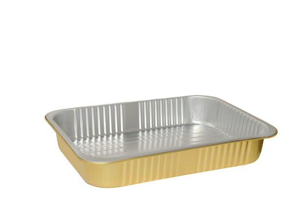 RT370/4670 Aluminum Foil Bakery Tray with Lid 50sets