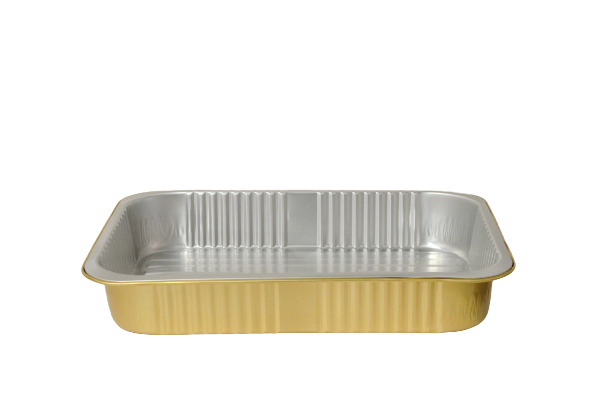 RT370/4670 Aluminum Foil Bakery Tray with Lid 50sets