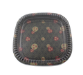 20/pack Heavy Duty Sushi Square Sakura Pattern Party Trays with Lids 12'