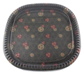 20/pack Heavy Duty Sushi Square Sakura Pattern Party Trays with Lids 14"