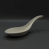 10*100/Pack biodegradable Wheat Straw Fiber milky Spoons 5.5 Inch