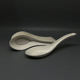 10*100/Pack biodegradable Wheat Straw Fiber milky Spoons 5.5 Inch