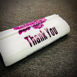 Thank You T-Shirt Bags  (White) - Grocery, Shopping Bag, Restaurants, Convenience Store