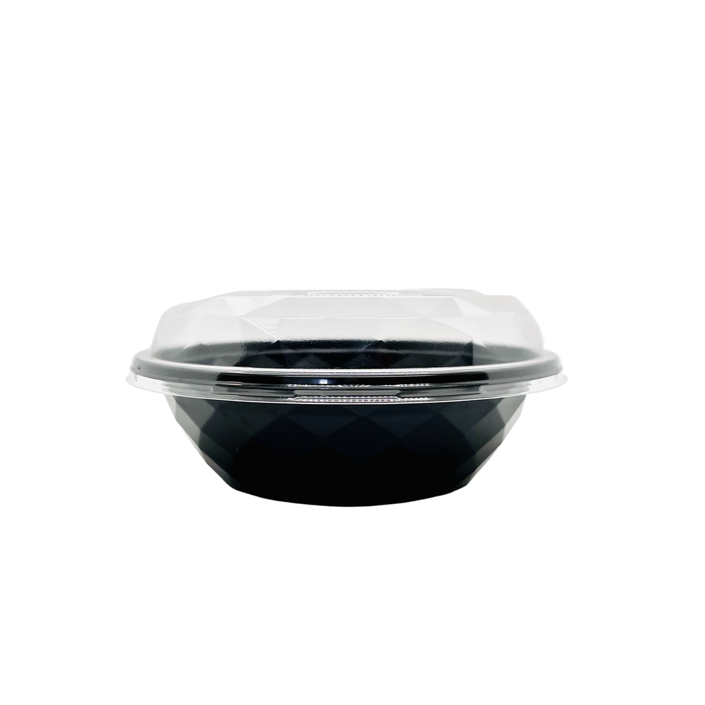 6" Round Cake Box Togo PS Salad Bowls Combo Plastic Food Container 100/pack