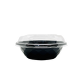 6" Round Cake Box Togo PS Salad Bowls Combo Plastic Food Container 100/pack