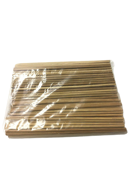 100 Pairs Bulk Reusable Bamboo Chopsticks Brown Japanese