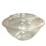 32oz Plastic Clear Rose Salad Bowls Poke Bowl To-Go Cold Food Container 150/pack